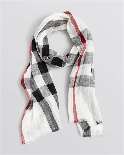 red white checkered burberry scarf|burberry exploded check scarf.